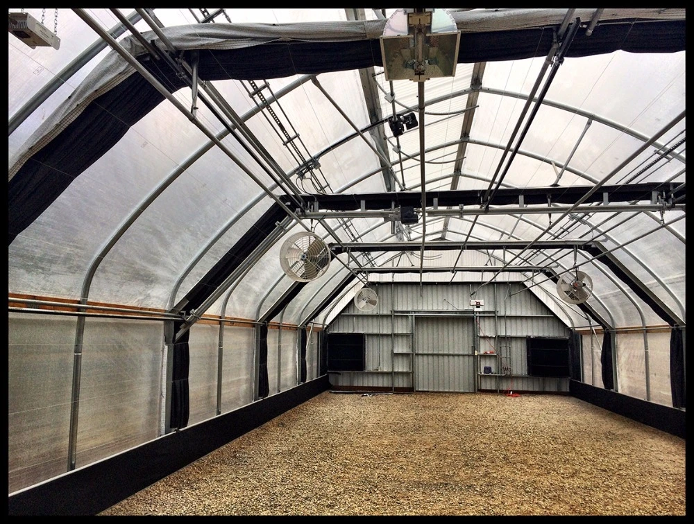 Greenhouse Light Deprivation for Medical Plants