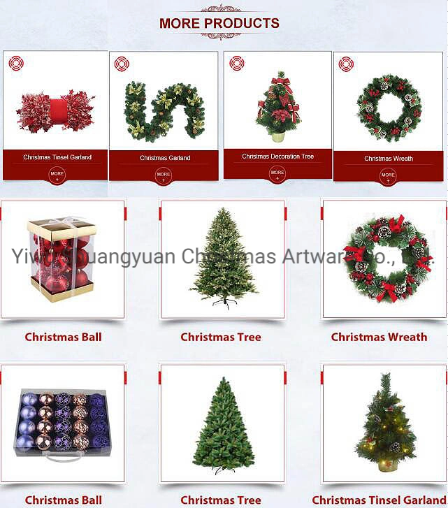 Light Purple Plastic Artificial Decorative Christmas Tree Branches with Glitter for Decoration