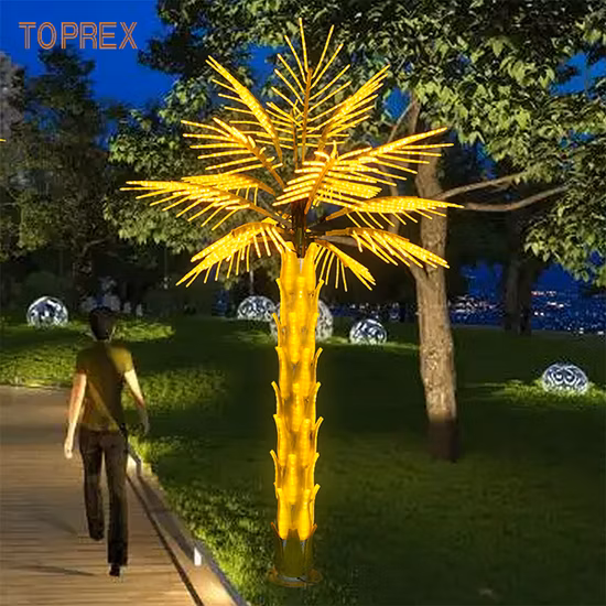 Toprex Decor Рождественское событие Украшение Открытый электрический светильник с подсветкой Светодиодная пальма